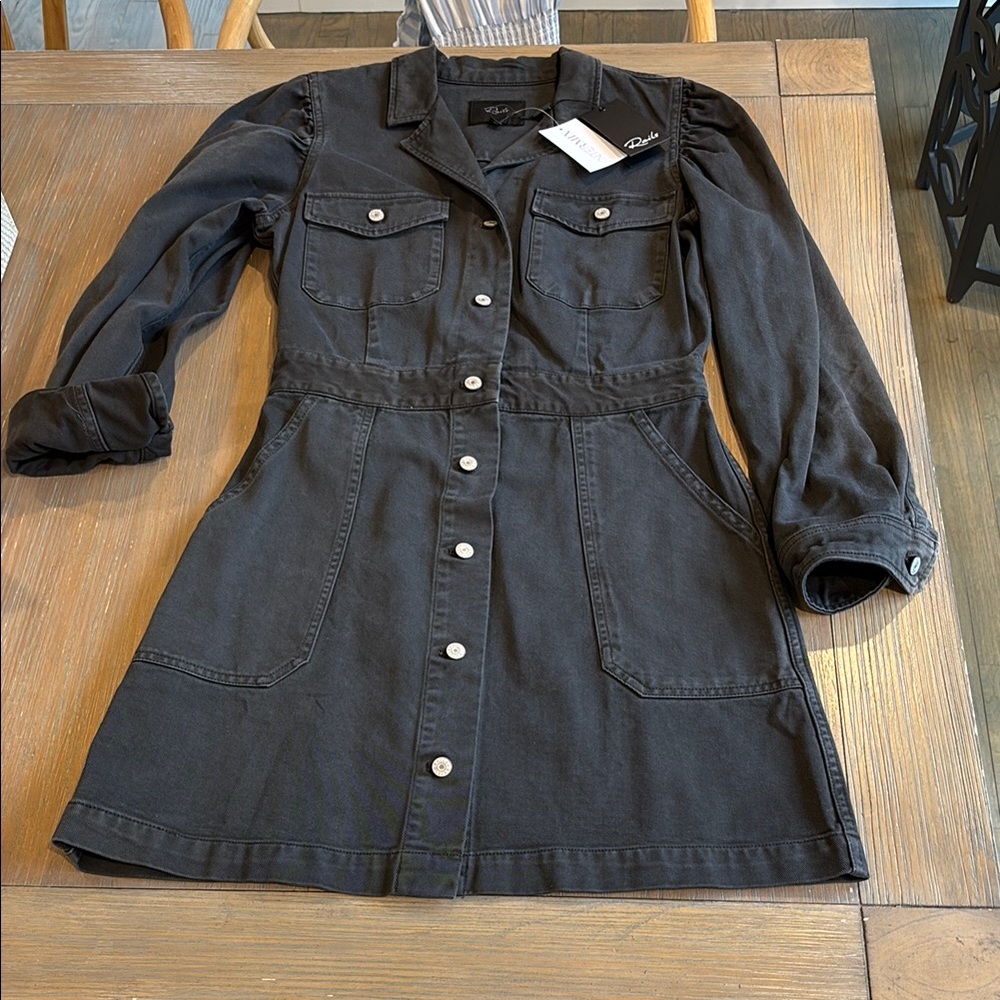 Rails black denim Lisette dress. NWT Size S